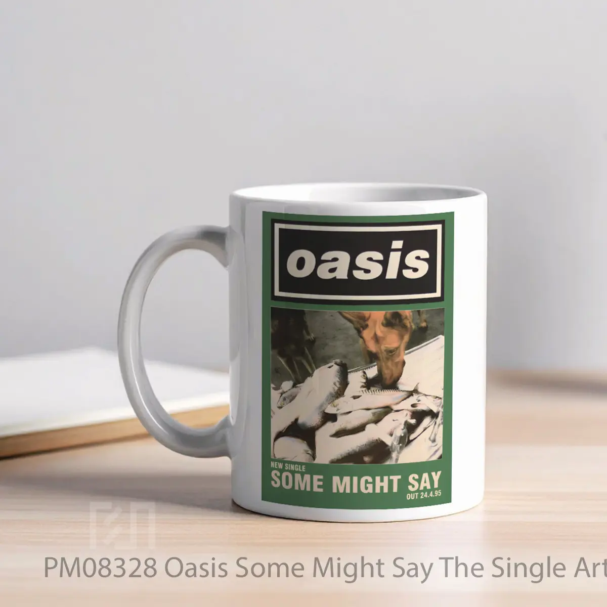 Mug Oasis Some Might Say The Single Artwork MPM08328 - All-side / Desain