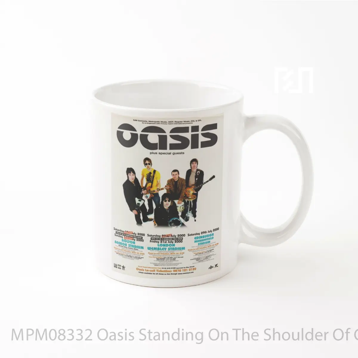 Mug Oasis Standing On The Shoulder Of Giants Tur Uk 2000 MPM08332