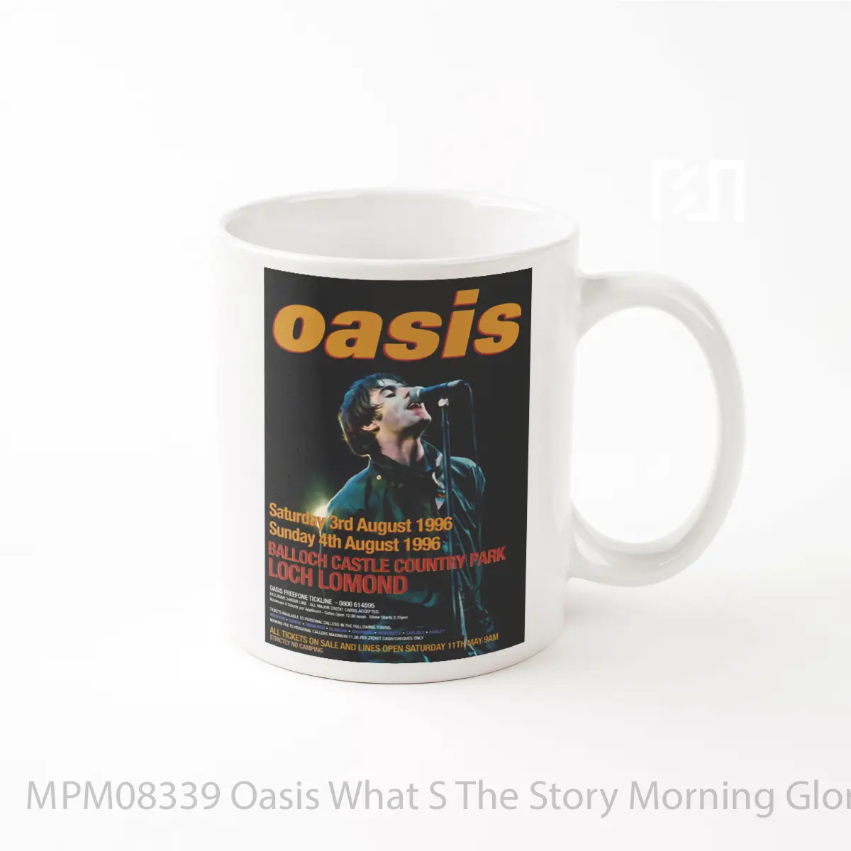 Mug Oasis What S The Story Morning Glory Tour Loch Lomond MPM08339