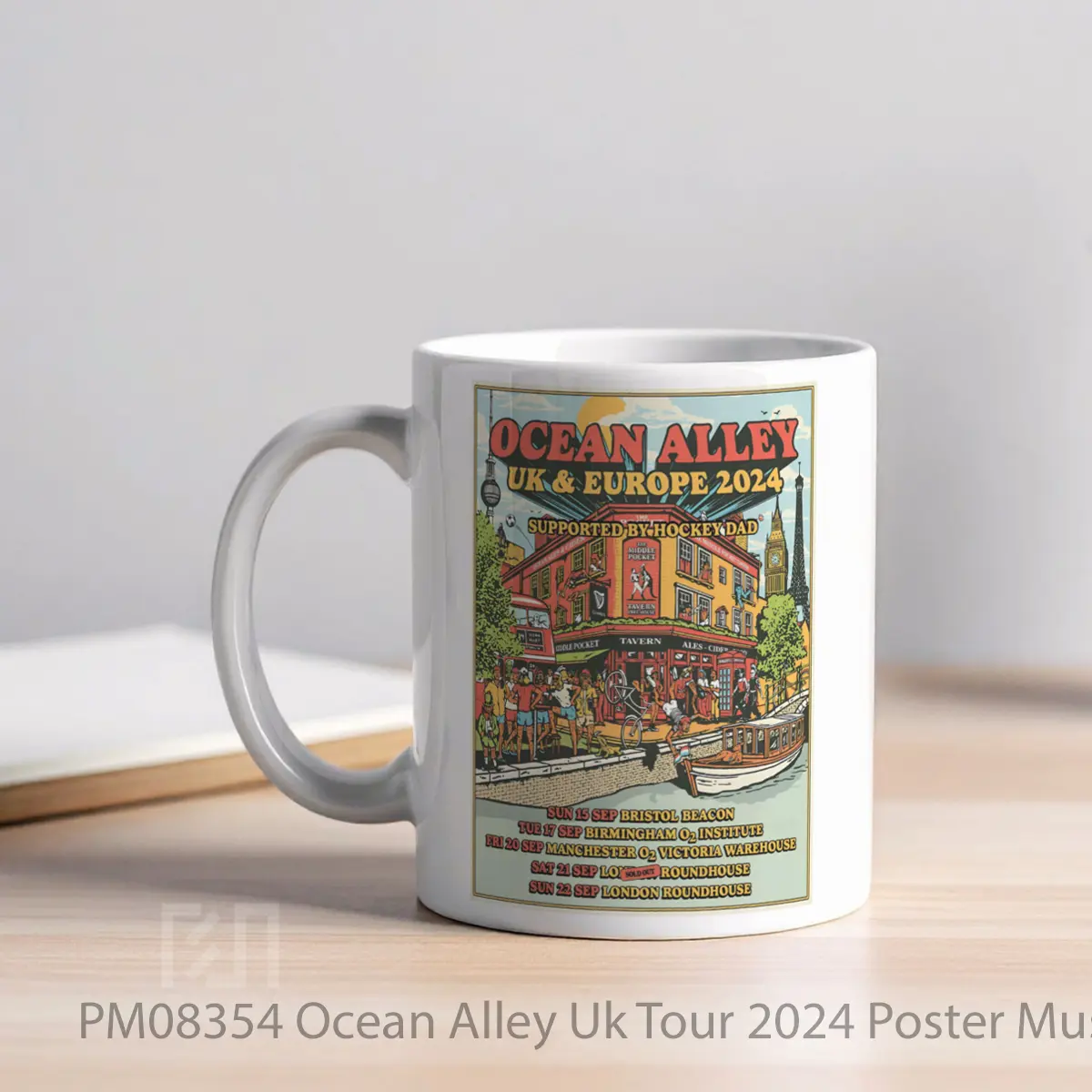 Mug Ocean Alley Uk Tour 2024 MPM08354 - All-side / Desain