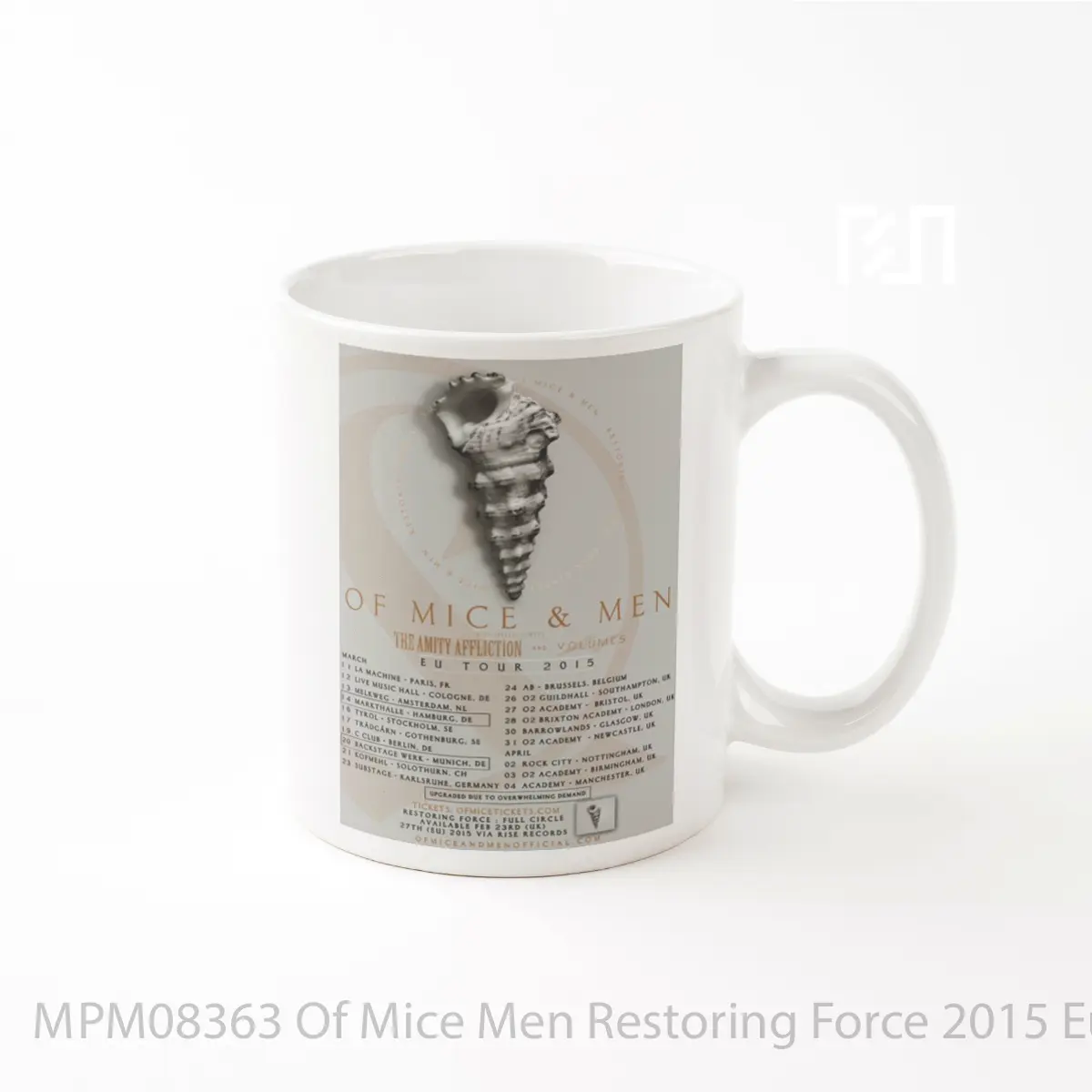 Mug Of Mice Men Restoring Force 2015 European Tour P MPM08363
