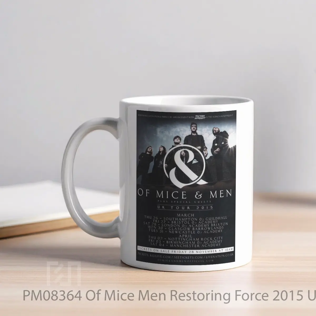 Mug Of Mice Men Restoring Force 2015 Uk Tour MPM08364 - All-side / Desain