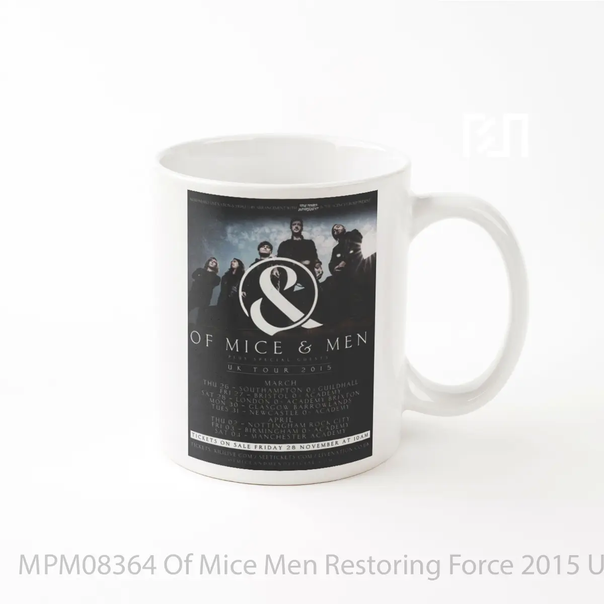 Mug Of Mice Men Restoring Force 2015 Uk Tour MPM08364