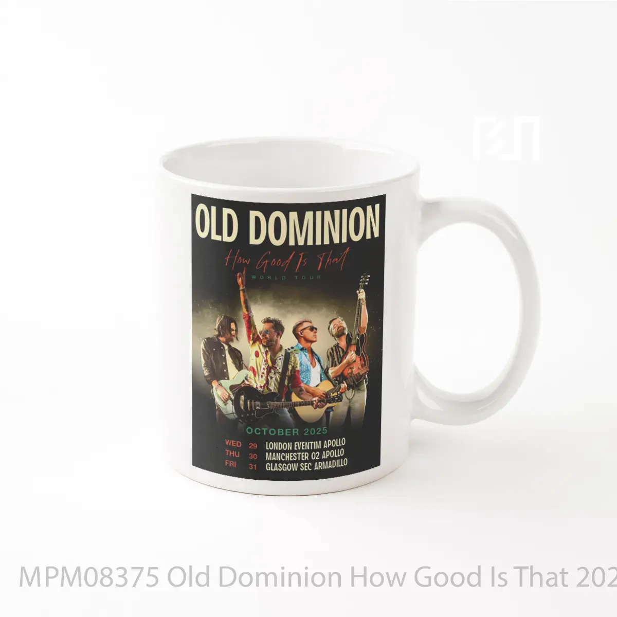 Mug Old Dominion How Good Is That 2025 Uk Tour MPM08375
