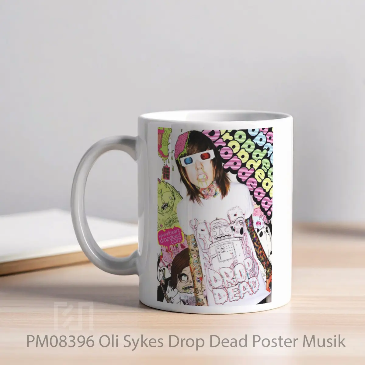Mug Oli Sykes Drop Dead MPM08396 - All-side / Desain