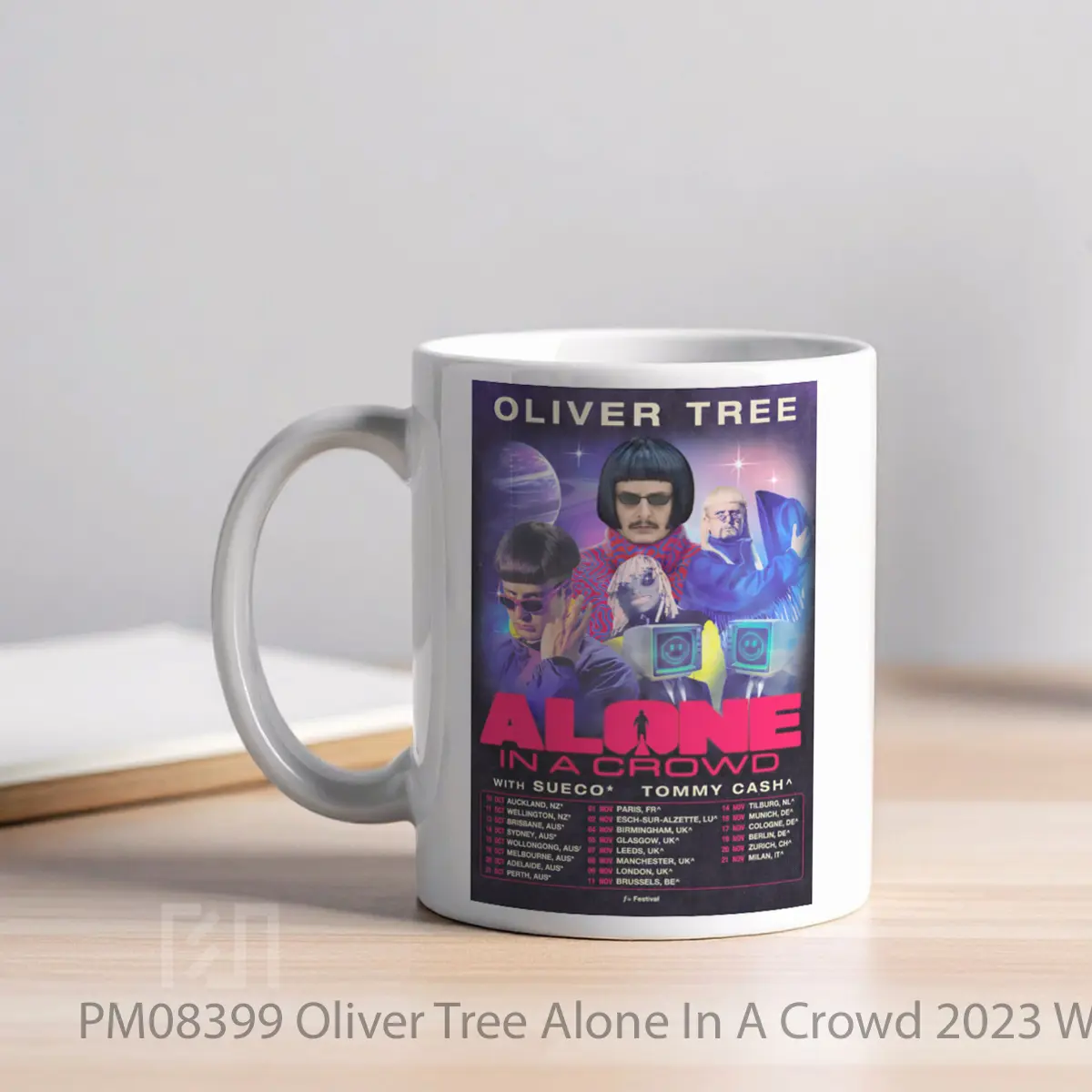 Mug Oliver Tree Alone In A Crowd 2023 World Tour MPM08399 - All-side / Desain