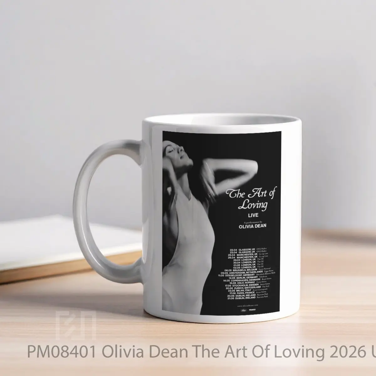 Mug Olivia Dean The Art Of Loving 2026 Uk European T MPM08401 - All-side / Desain