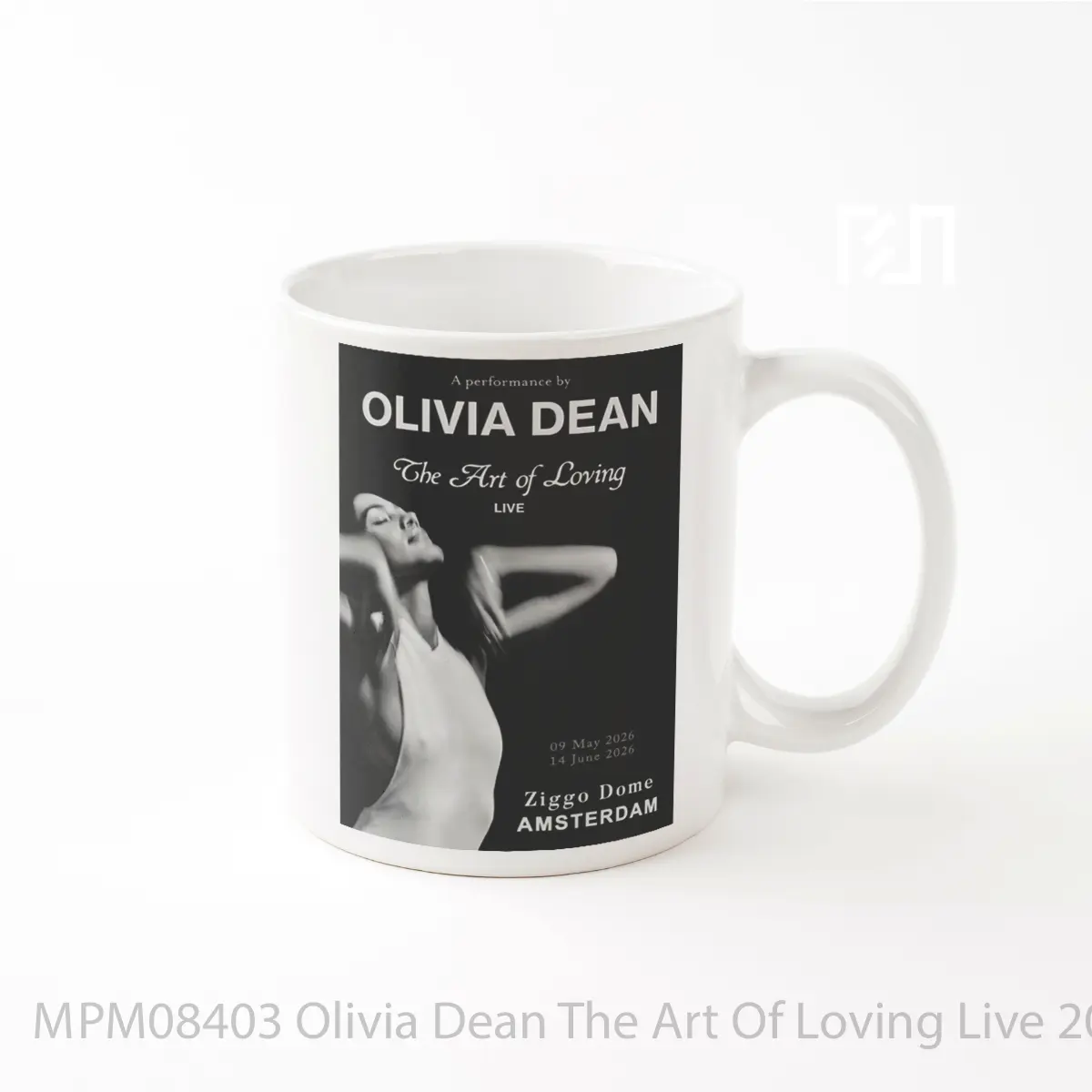 Mug Olivia Dean The Art Of Loving Live 2026 Uk Tour Amsterdam MPM08403