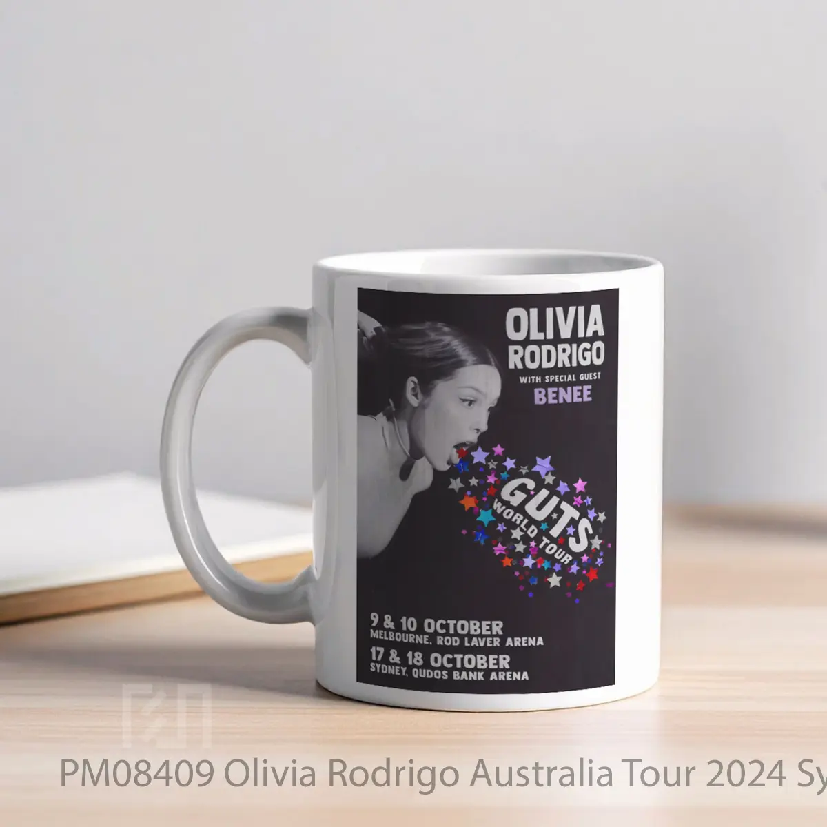 Mug Olivia Rodrigo Australia Tour 2024 Sydney Melbourne MPM08409 - All-side / Desain