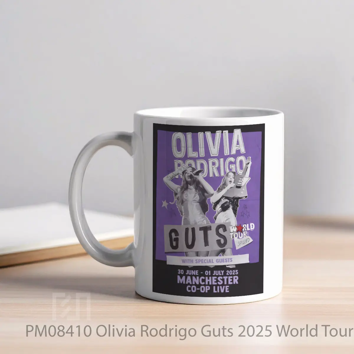 Mug Olivia Rodrigo Guts 2025 World Tour MPM08410 - All-side / Desain