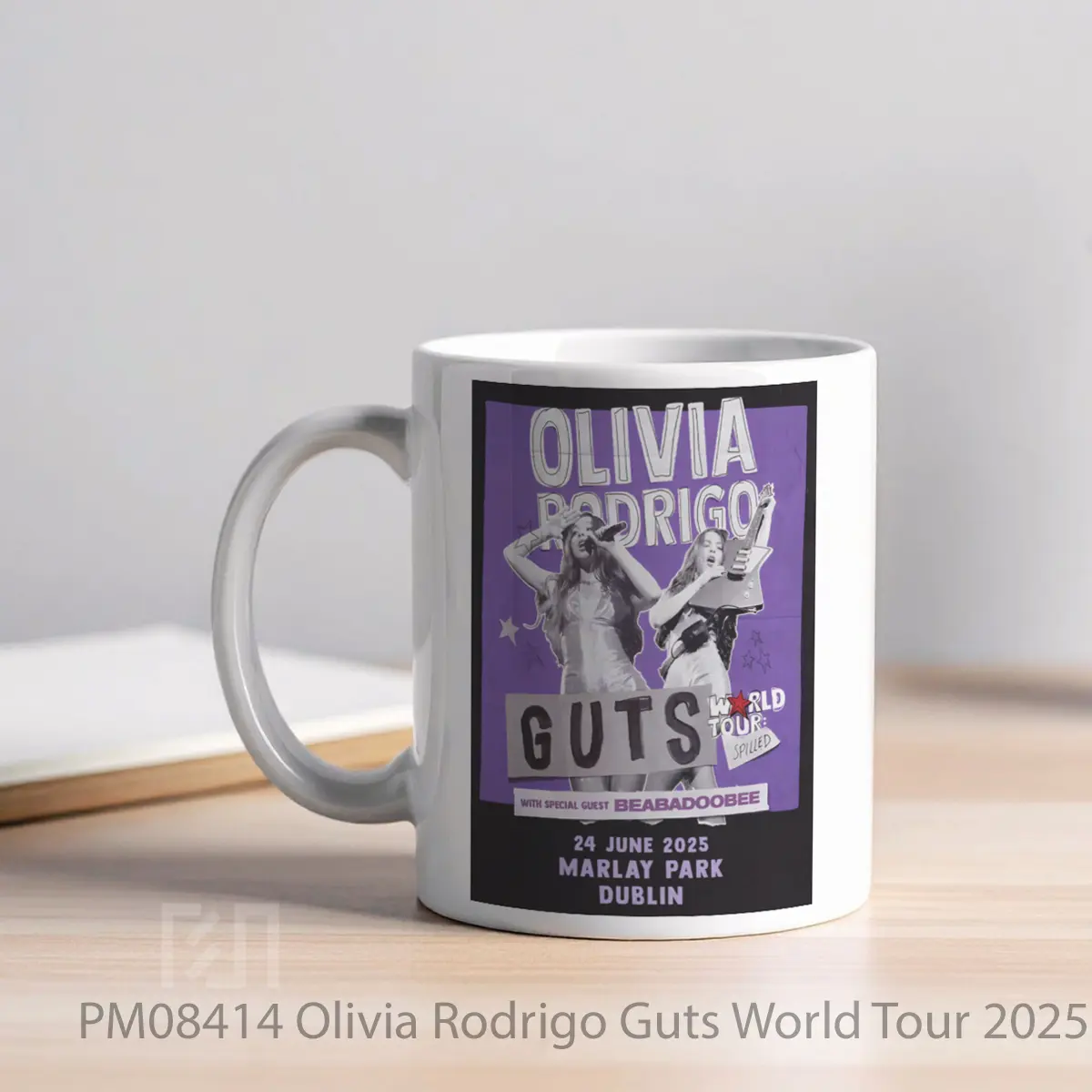 Mug Olivia Rodrigo Guts World Tour 2025 Dublin Marlay Park MPM08414 - All-side / Desain