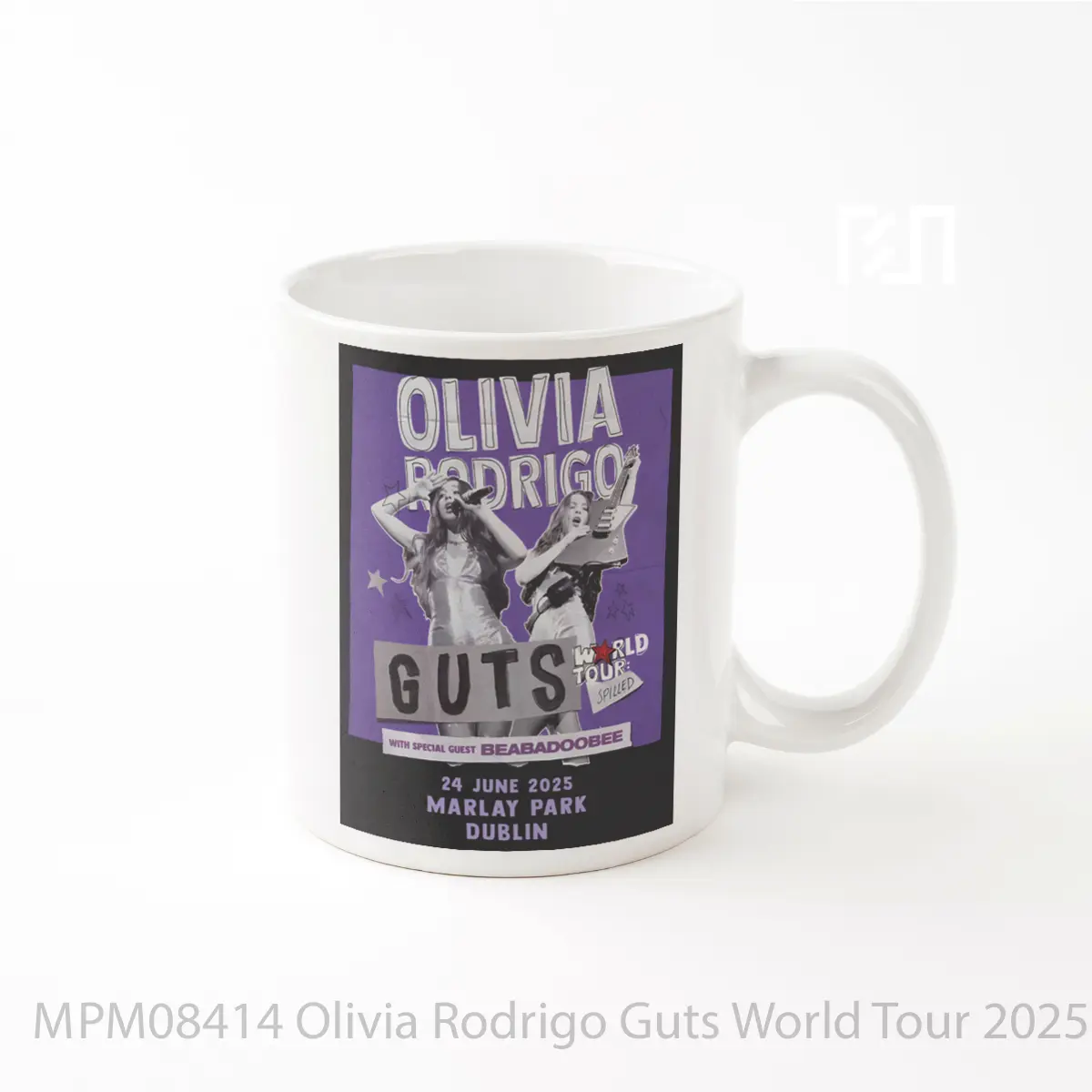 Mug Olivia Rodrigo Guts World Tour 2025 Dublin Marlay Park MPM08414
