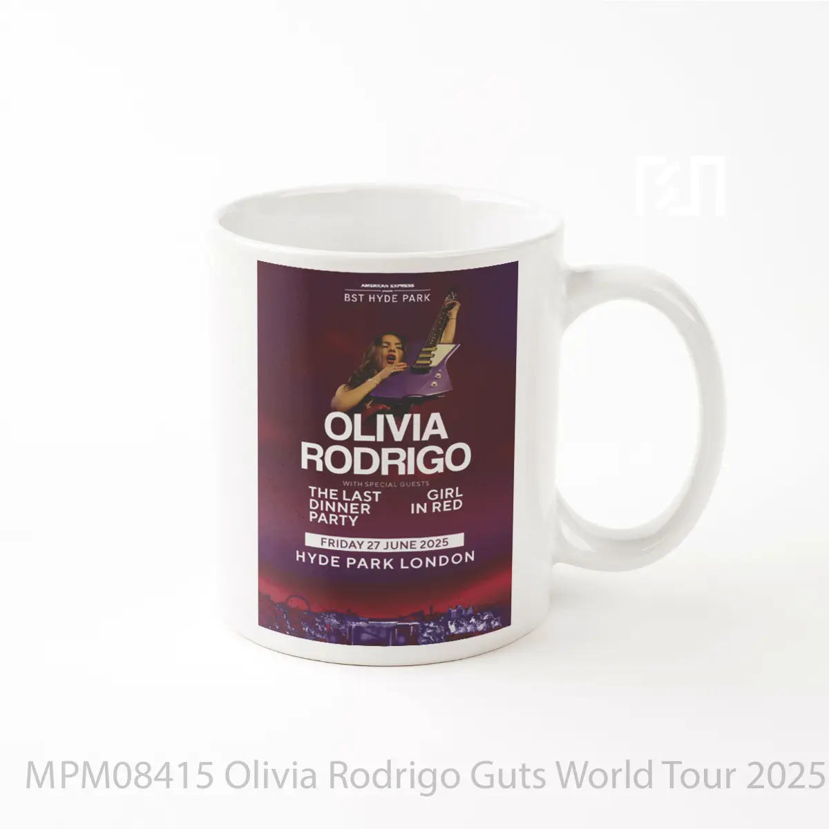Mug Olivia Rodrigo Guts World Tour 2025 London Bst 1 MPM08415