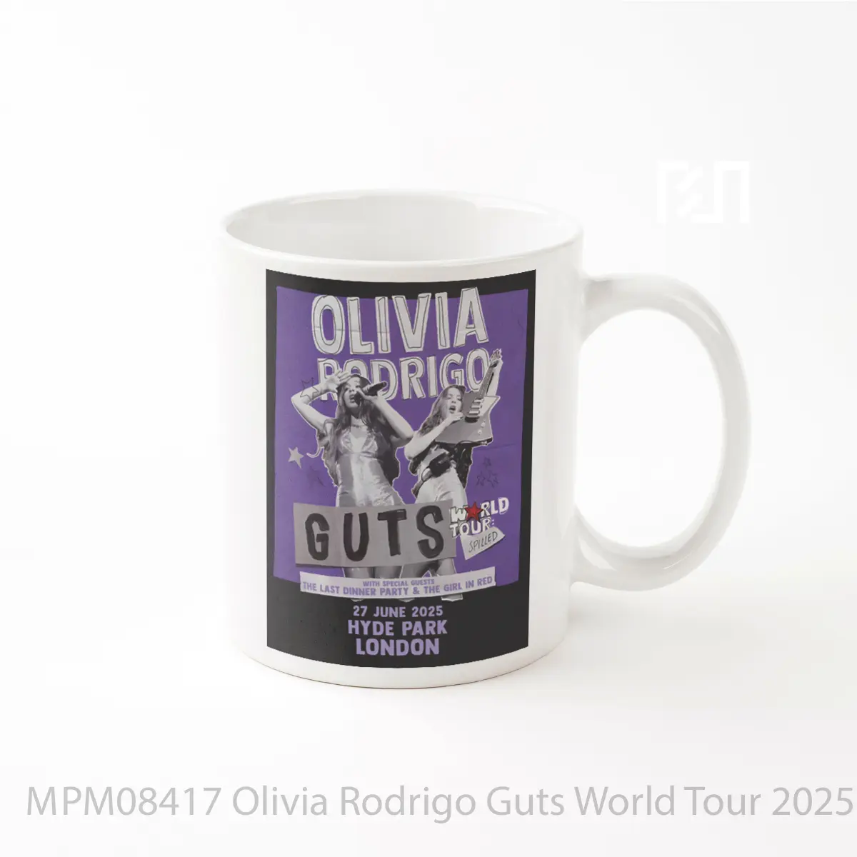 Mug Olivia Rodrigo Guts World Tour 2025 London Bst MPM08417