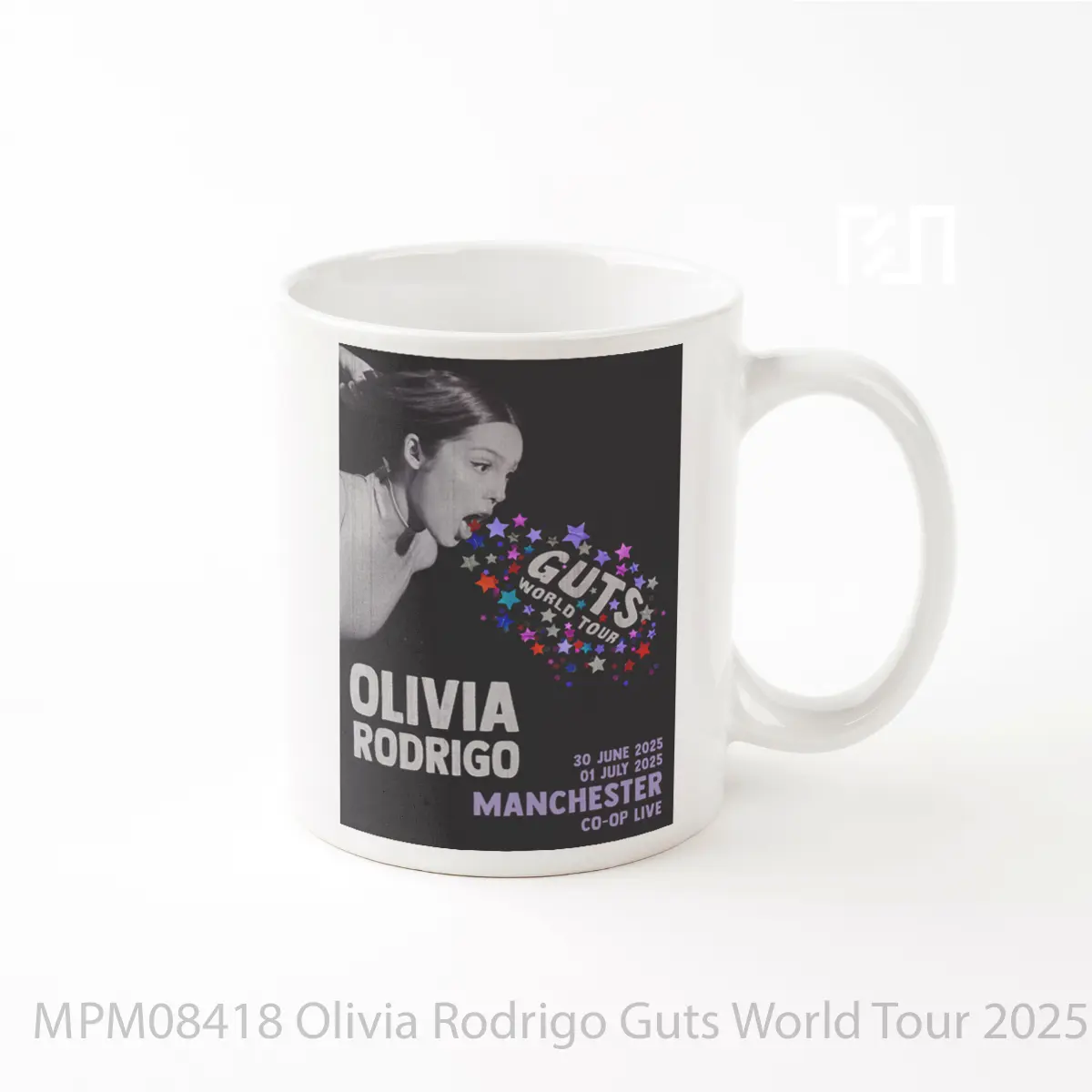 Mug Olivia Rodrigo Guts World Tour 2025 Manchester Co Op Live MPM08418