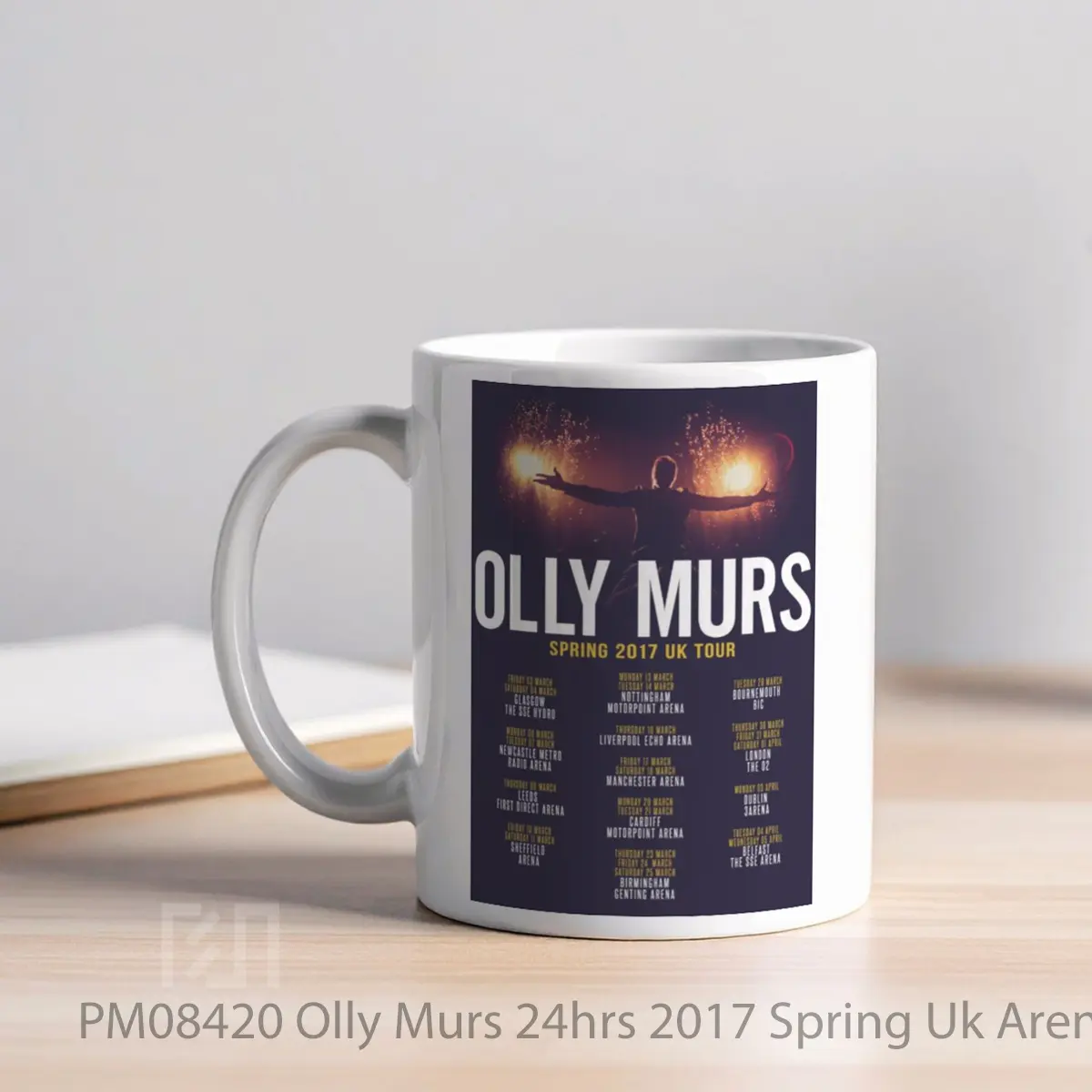 Mug Olly Murs 24hrs 2017 Spring Uk Arena Tour MPM08420 - All-side / Desain
