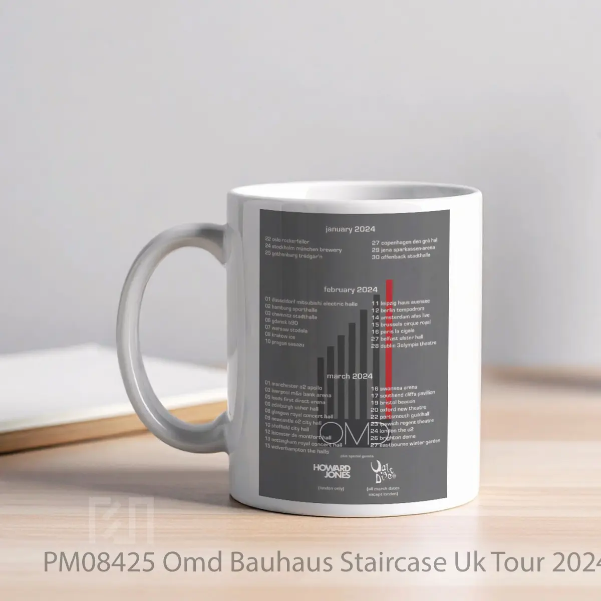 Mug Omd Bauhaus Staircase Uk Tour 2024 1 MPM08425 - All-side / Desain