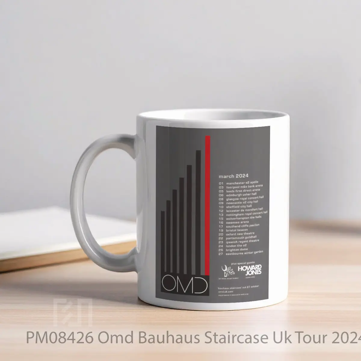 Mug Omd Bauhaus Staircase Uk Tour 2024 MPM08426 - All-side / Desain