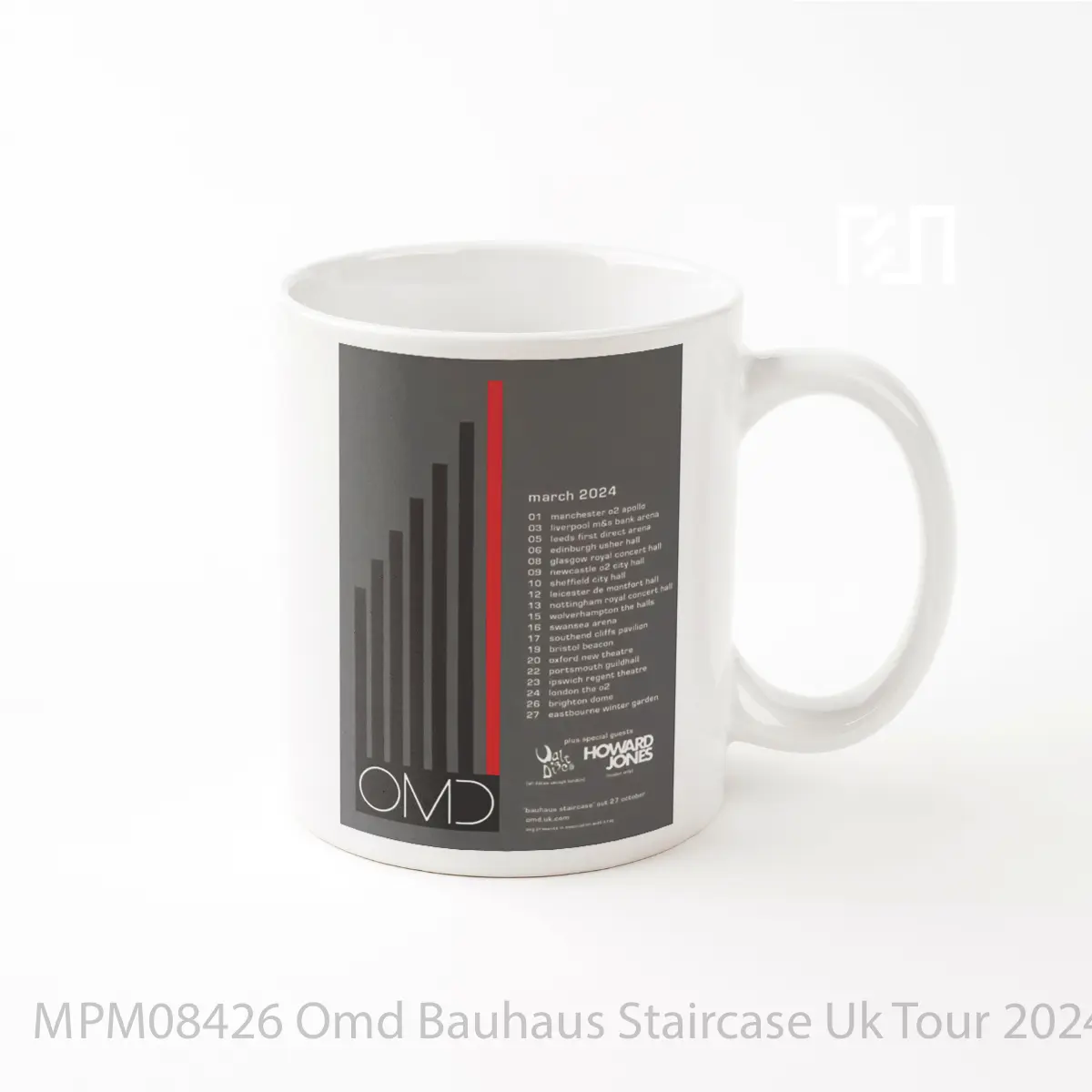 Mug Omd Bauhaus Staircase Uk Tour 2024 MPM08426