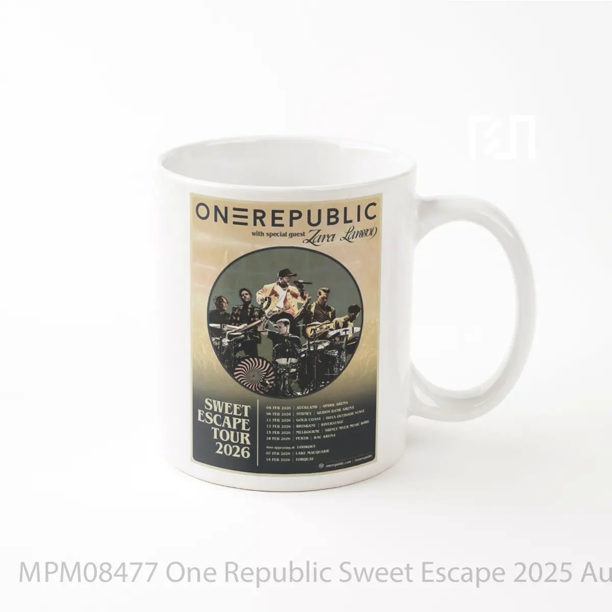 Mug One Republic Sweet Escape 2025 Australia Tour Post MPM08477