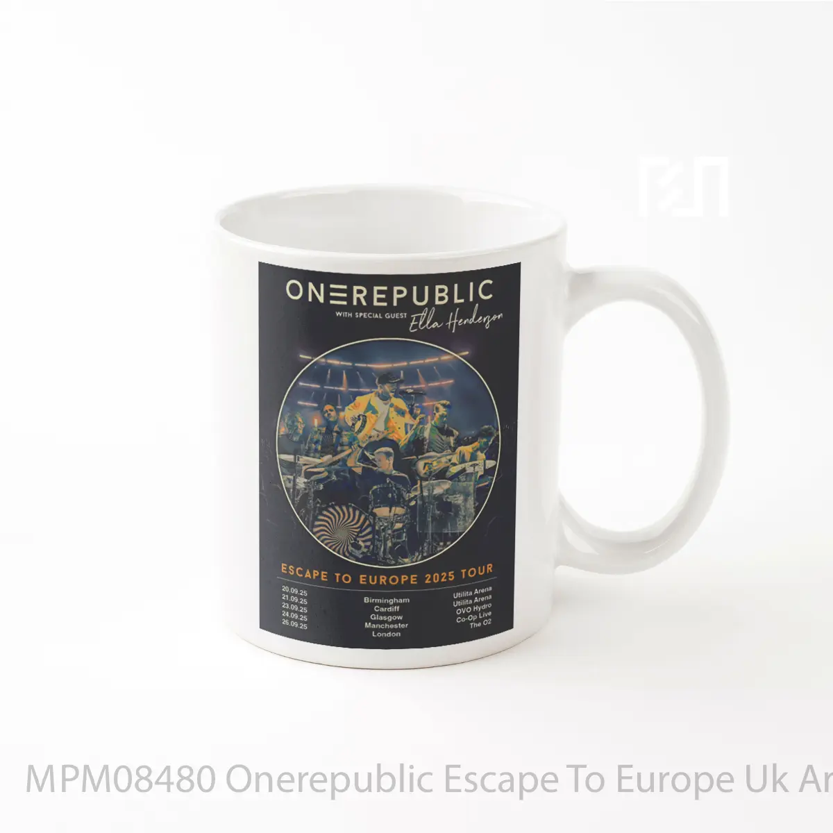 Mug Onerepublic Escape To Europe Uk Arena Tour 2025 MPM08480