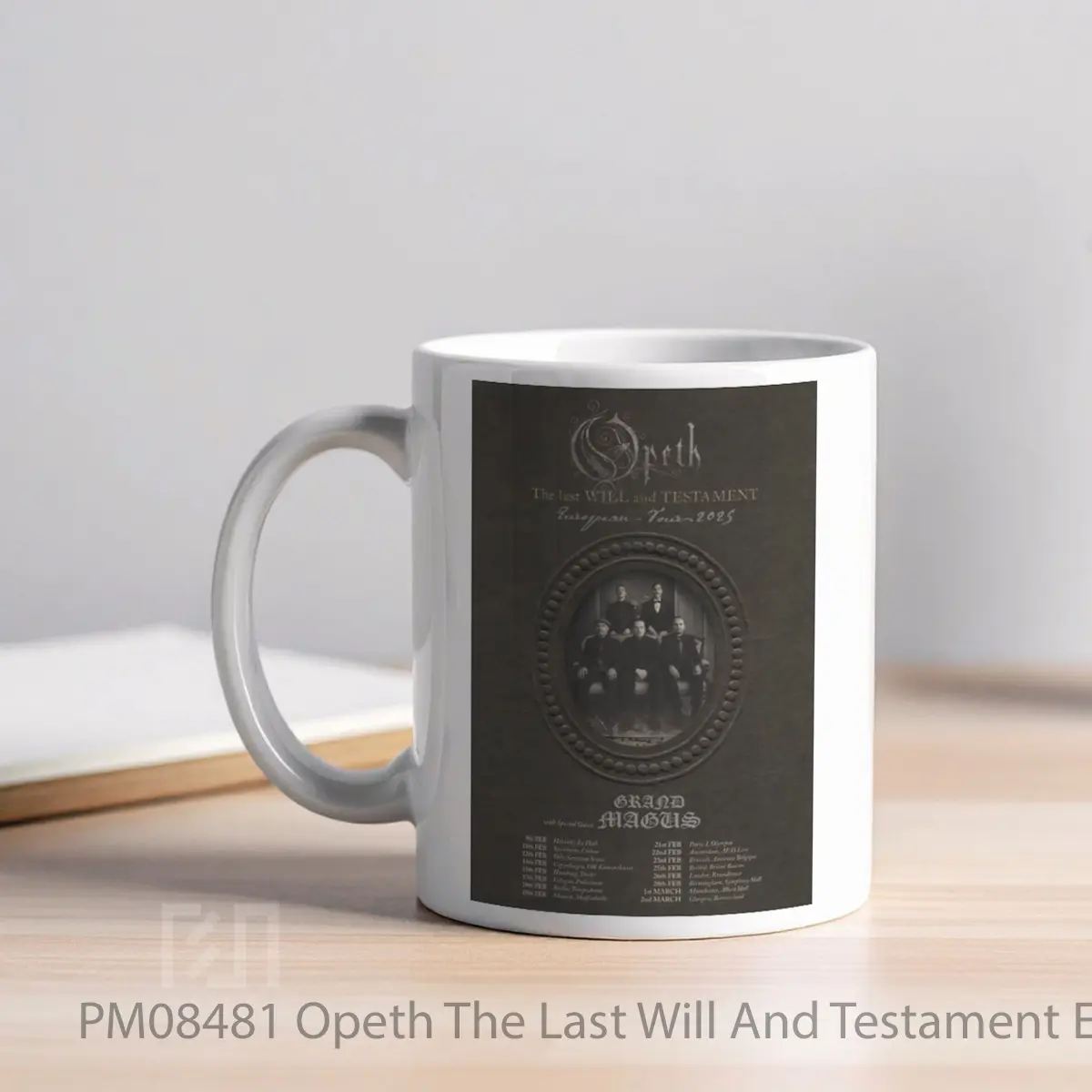 Mug Opeth The Last Will And Testament Europe Tour 2025 MPM08481 - All-side / Desain