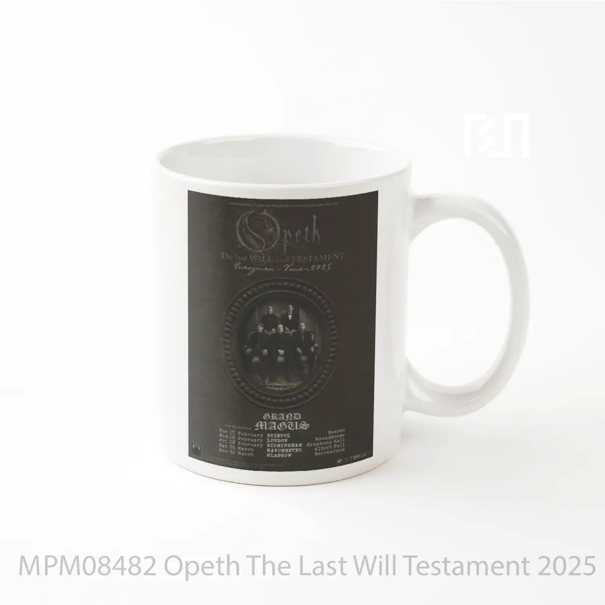 Mug Opeth The Last Will Testament 2025 Uk Tour Poste MPM08482