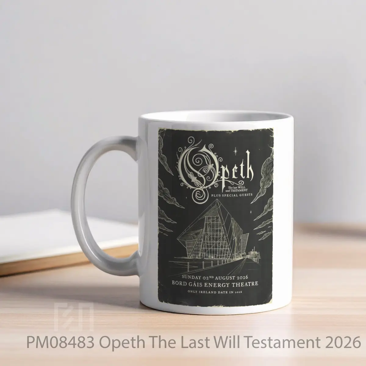 Mug Opeth The Last Will Testament 2026 Ireland Tour MPM08483 - All-side / Desain