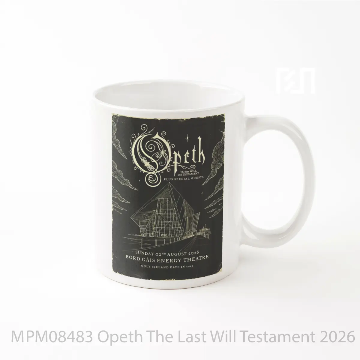 Mug Opeth The Last Will Testament 2026 Ireland Tour MPM08483