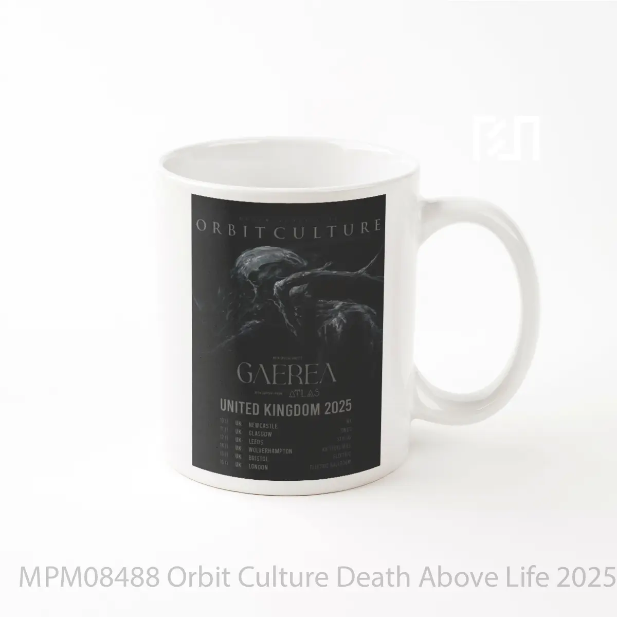 Mug Orbit Culture Death Above Life 2025 Uk Tour MPM08488