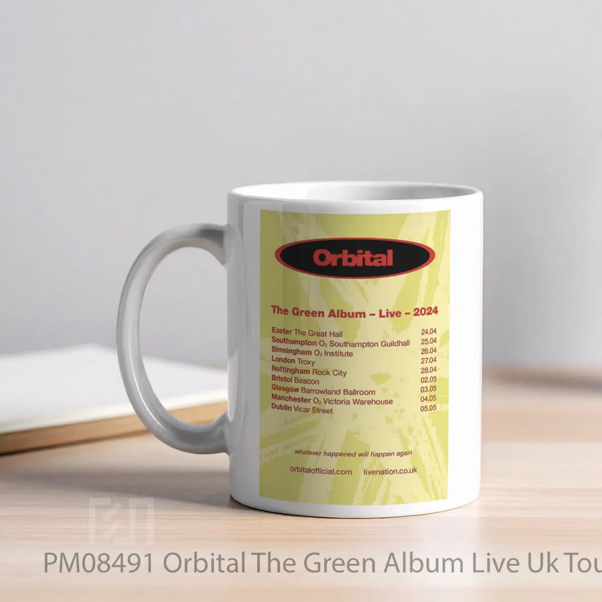 Mug Orbital The Green Album Live Uk Tour 2024 MPM08491 - All-side / Desain