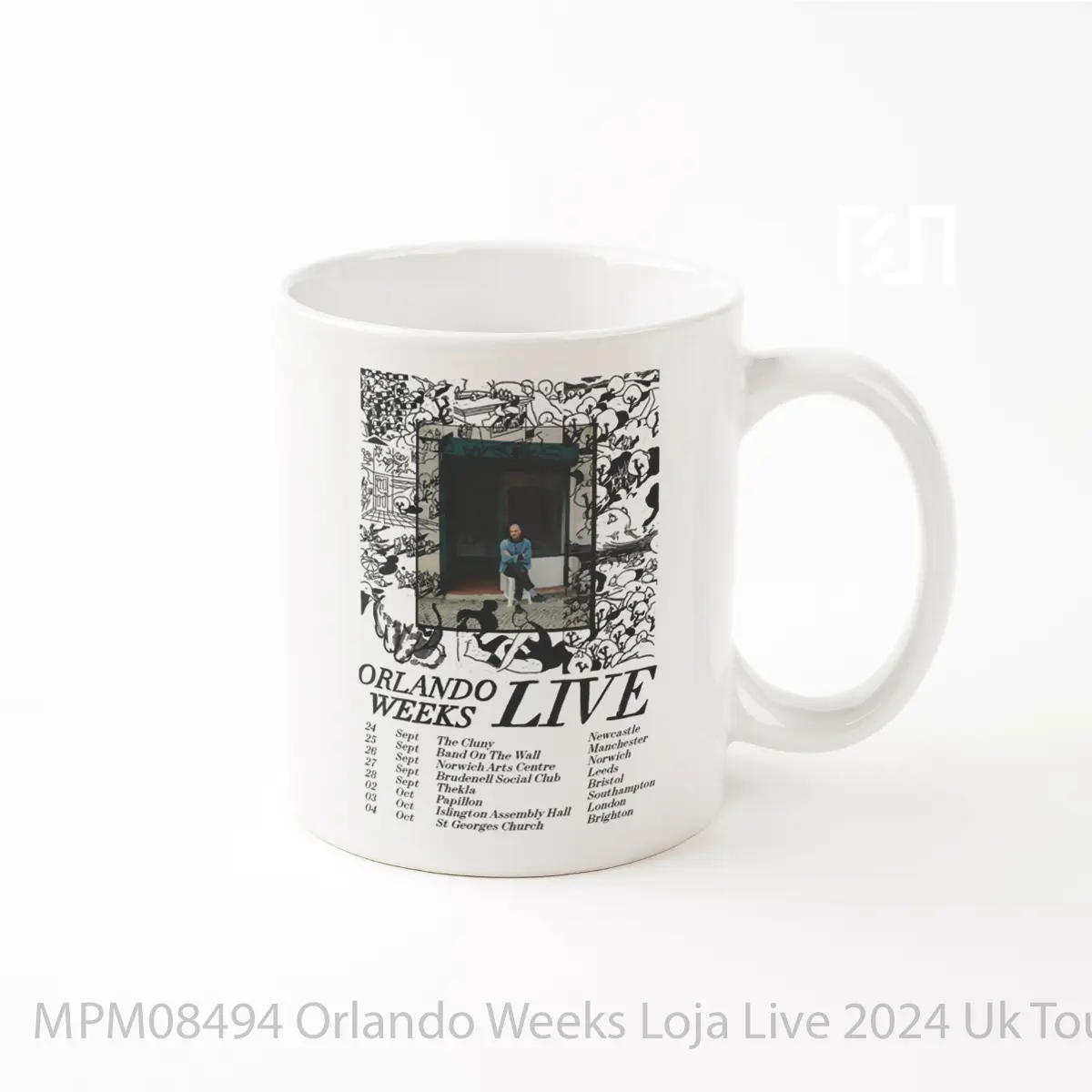 Mug Orlando Weeks Loja Live 2024 Uk Tour MPM08494