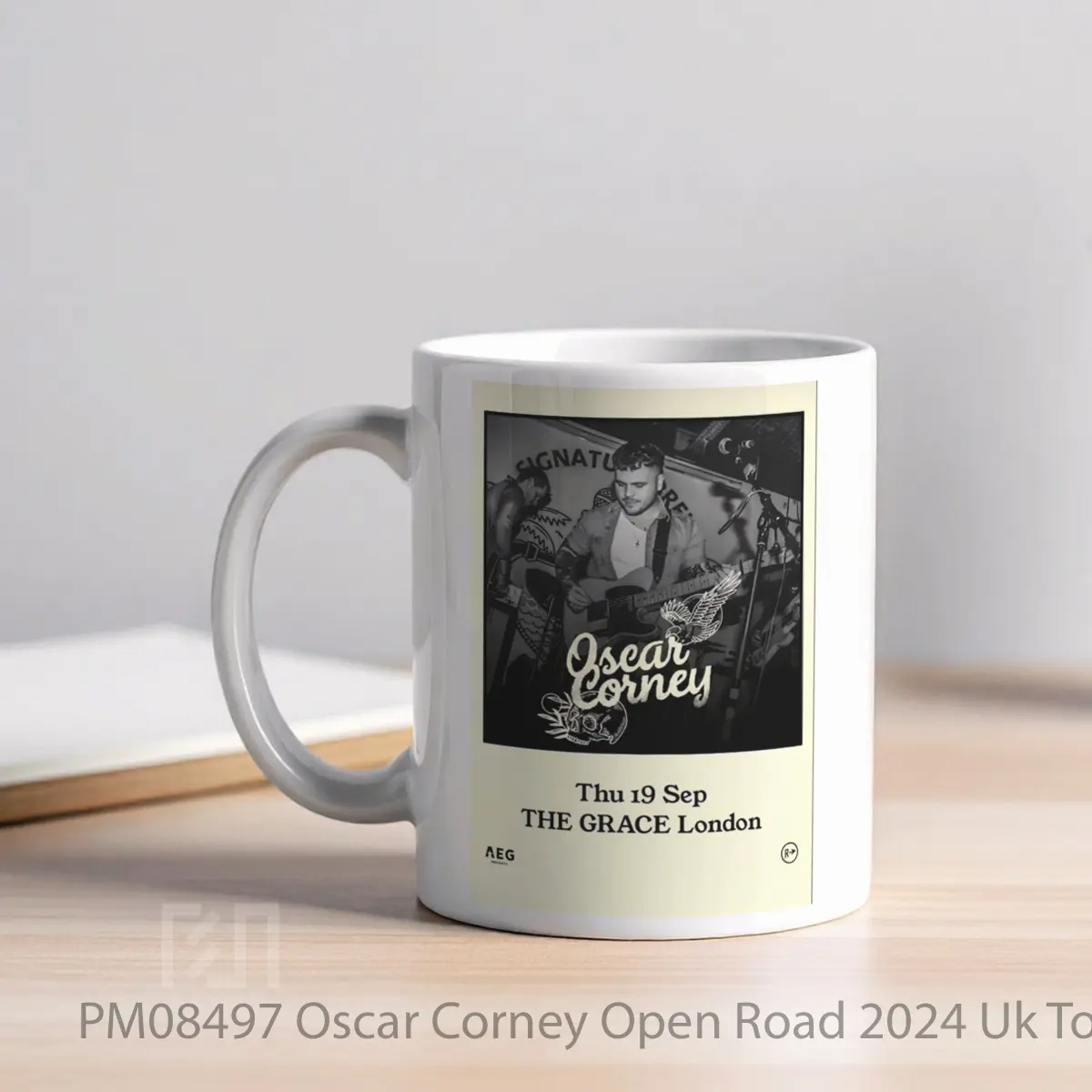 Mug Oscar Corney Open Road 2024 Uk Tour MPM08497 - All-side / Desain