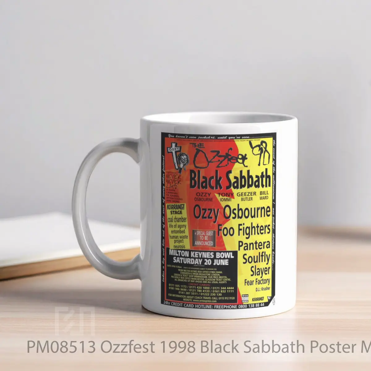 Mug Ozzfest 1998 Black Sabbath MPM08513 - All-side / Desain
