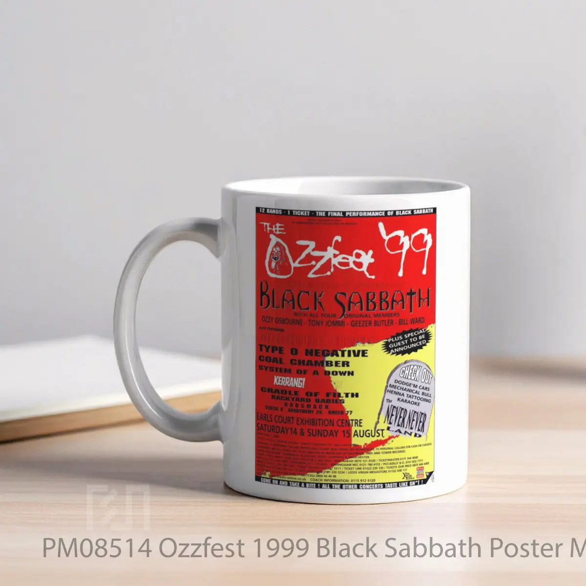 Mug Ozzfest 1999 Black Sabbath MPM08514 - All-side / Desain