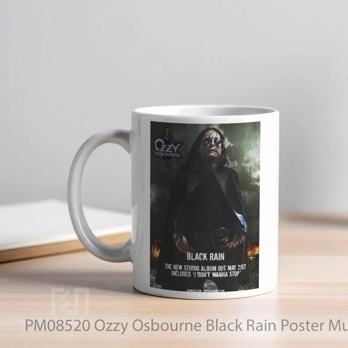 Mug Ozzy Osbourne Black Rain MPM08520 - All-side / Desain