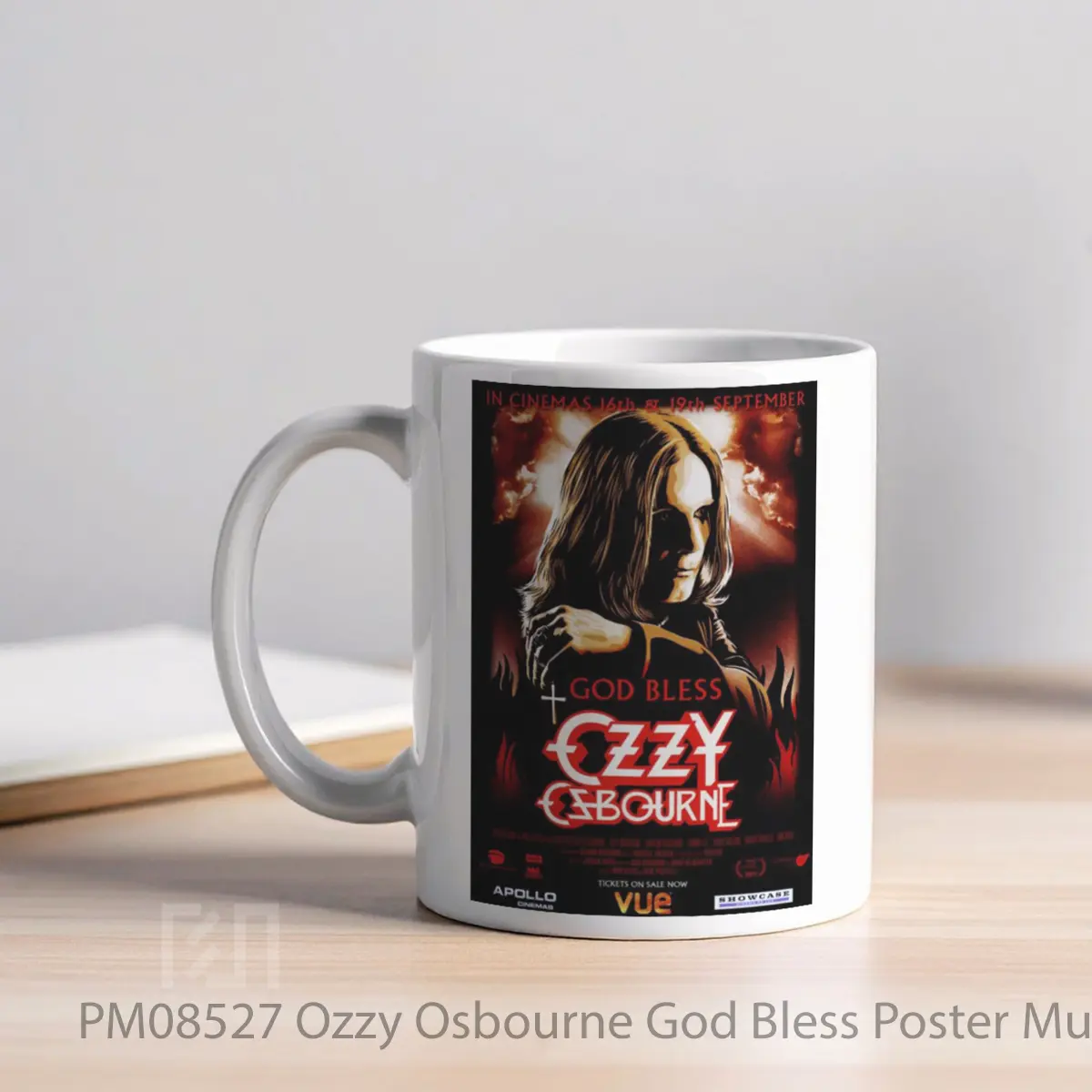 Mug Ozzy Osbourne God Bless MPM08527 - All-side / Desain
