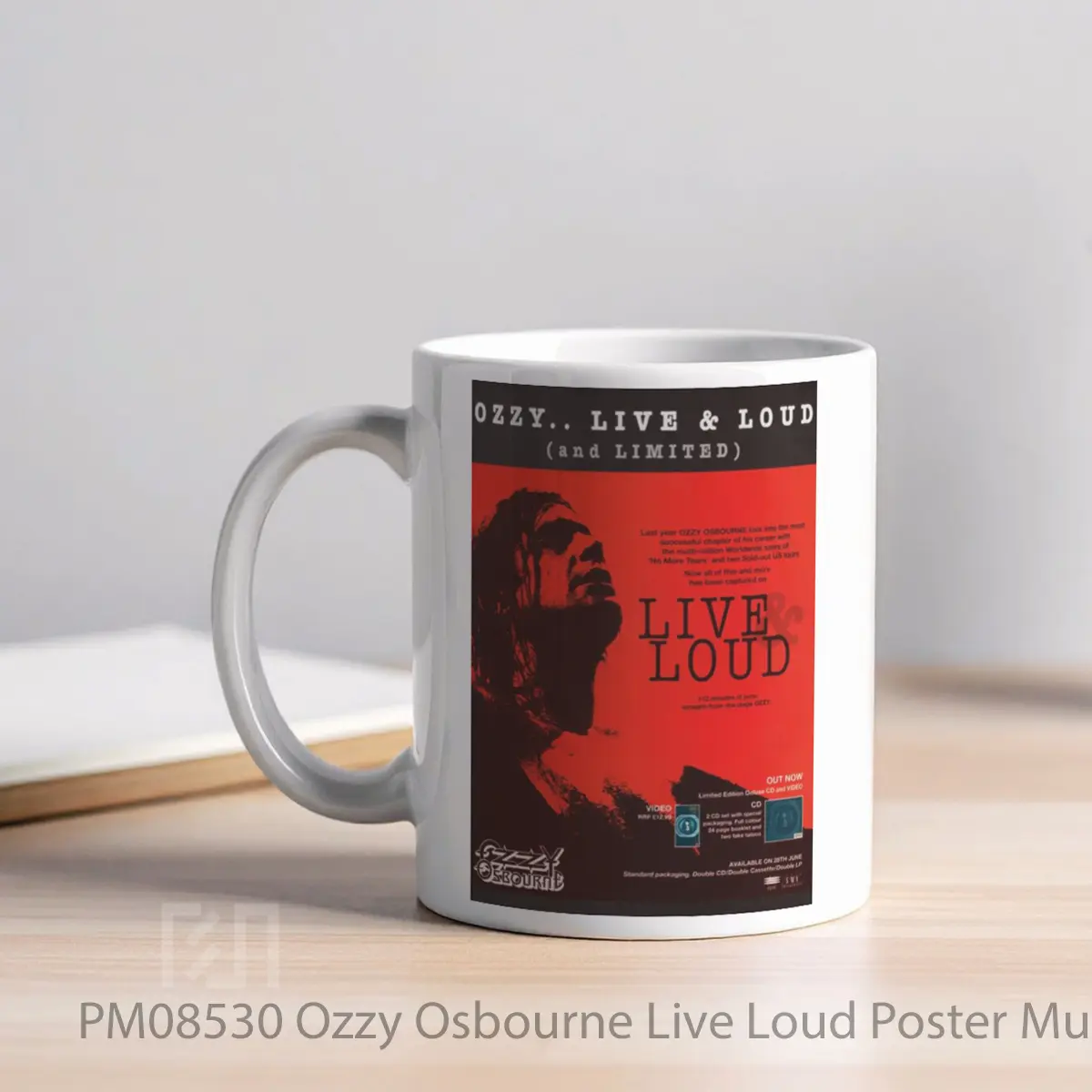 Mug Ozzy Osbourne Live Loud MPM08530 - All-side / Desain