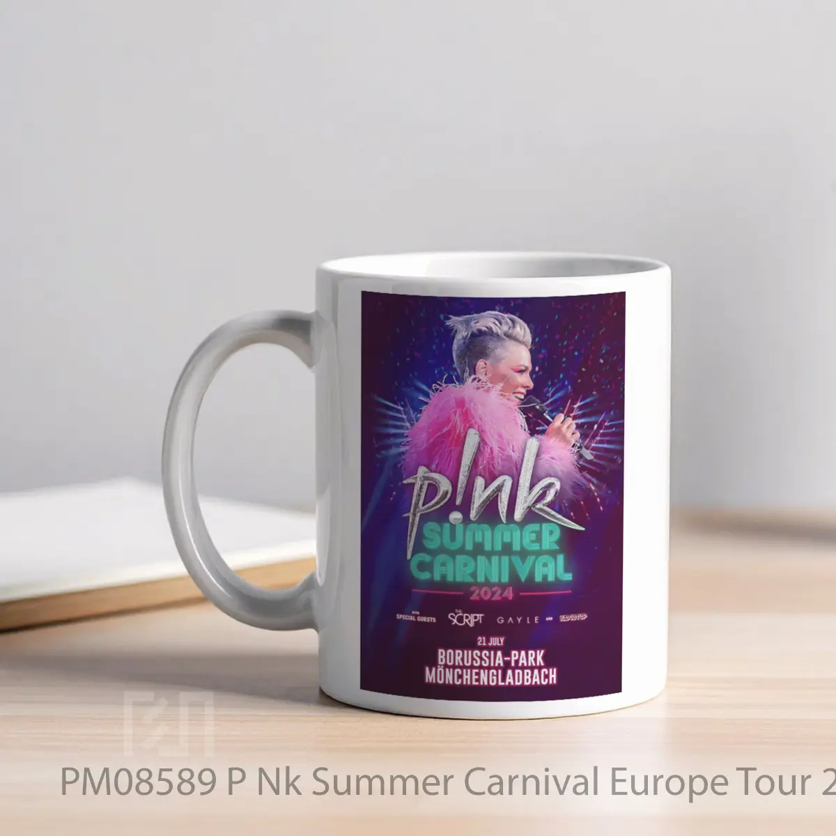 Mug P Nk Summer Carnival Europe Tour 2024 M Nchengladbach MPM08589 - All-side / Desain