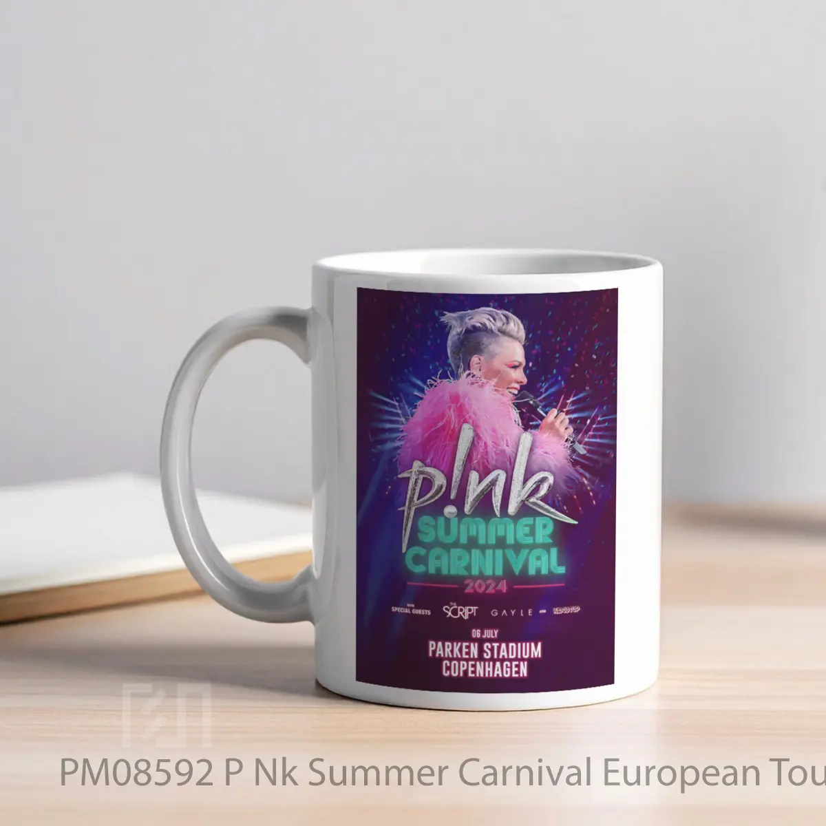 Mug P Nk Summer Carnival European Tour 2024 Copenhagen MPM08592 - All-side / Desain