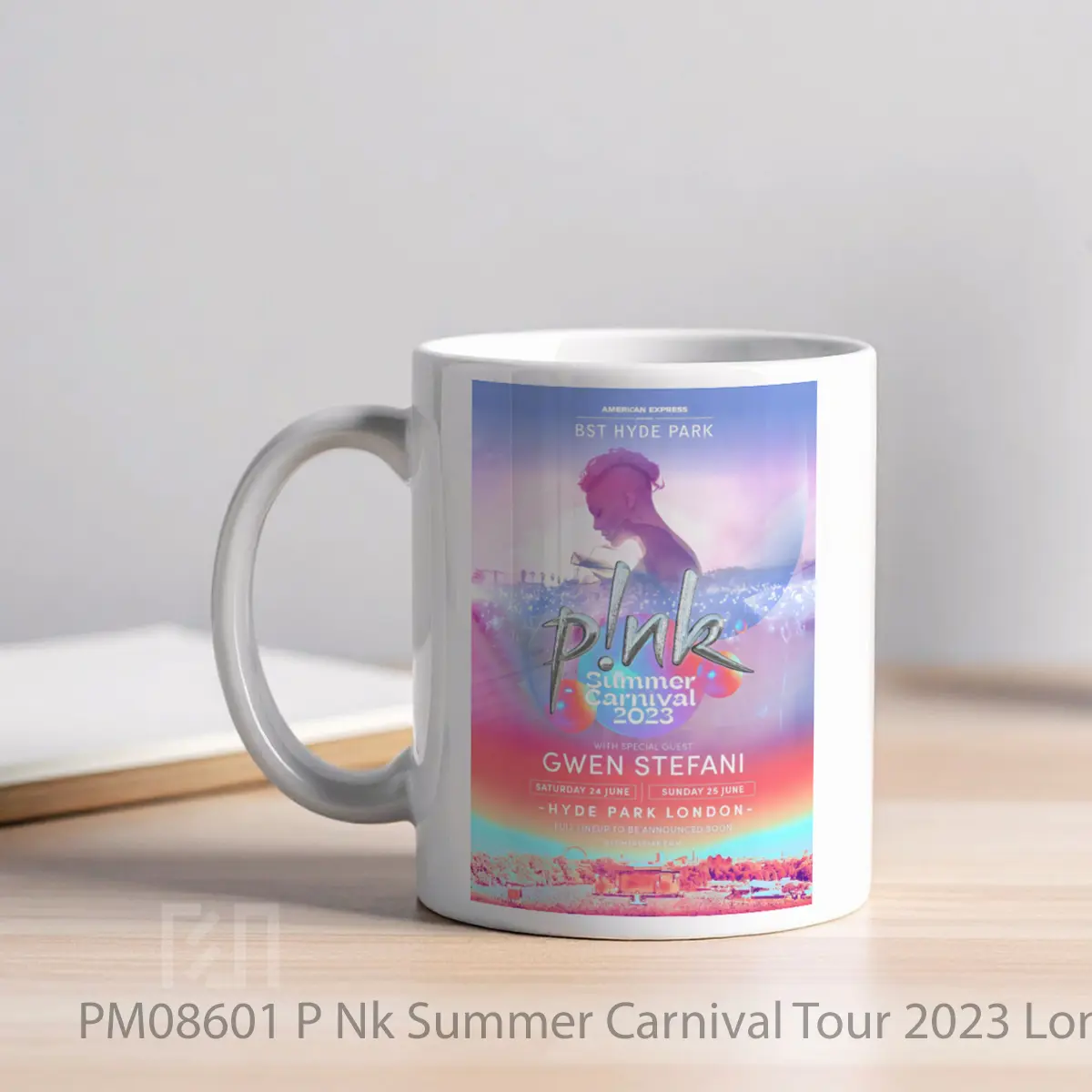 Mug P Nk Summer Carnival Tour 2023 London MPM08601 - All-side / Desain