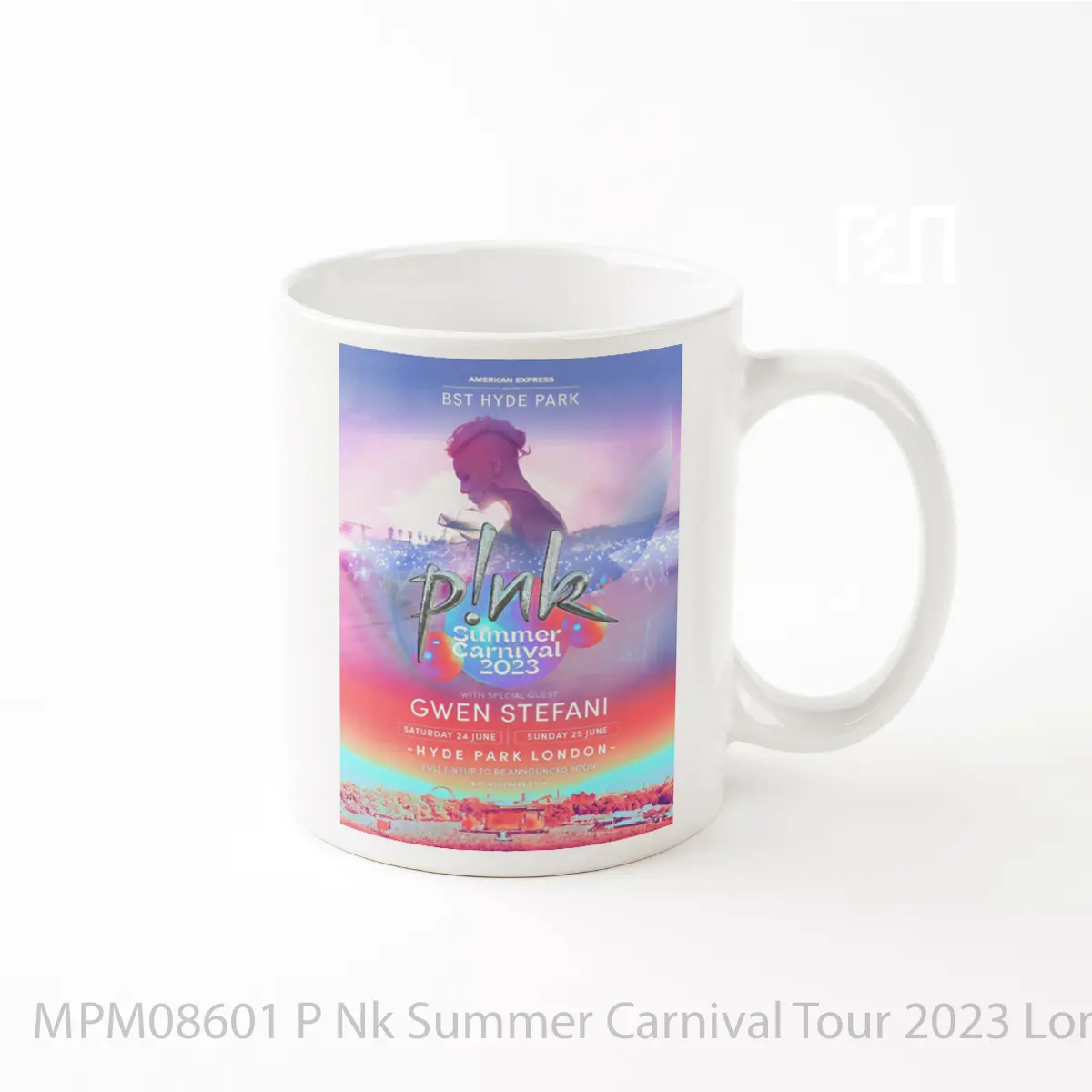 Mug P Nk Summer Carnival Tour 2023 London MPM08601