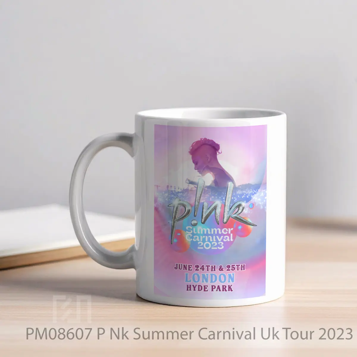 Mug P Nk Summer Carnival Uk Tour 2023 London Hyde Park British Summer Time Bst MPM08607 - All-side / Desain