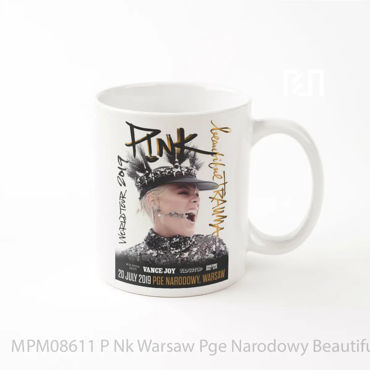 Mug P Nk Warsaw Pge Narodowy Beautiful Trauma Tour 1 MPM08611