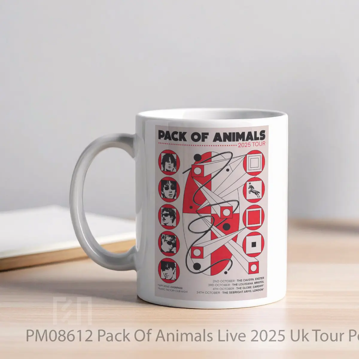 Mug Pack Of Animals Live 2025 Uk Tour MPM08612 - All-side / Desain