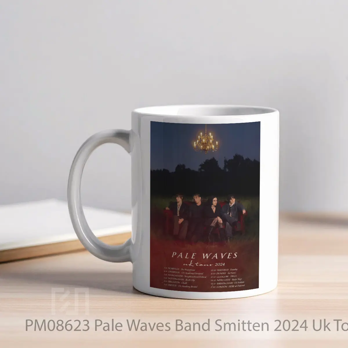 Mug Pale Waves Band Smitten 2024 Uk Tour MPM08623 - All-side / Desain