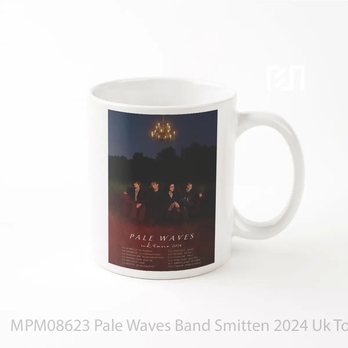 Mug Pale Waves Band Smitten 2024 Uk Tour MPM08623
