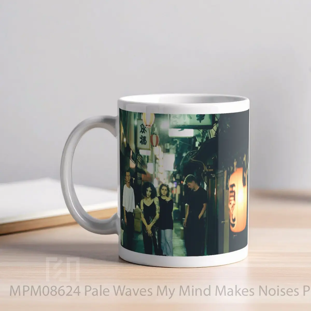 Mug Pale Waves My Mind Makes Noises Print MPM08624 - All-side / Desain