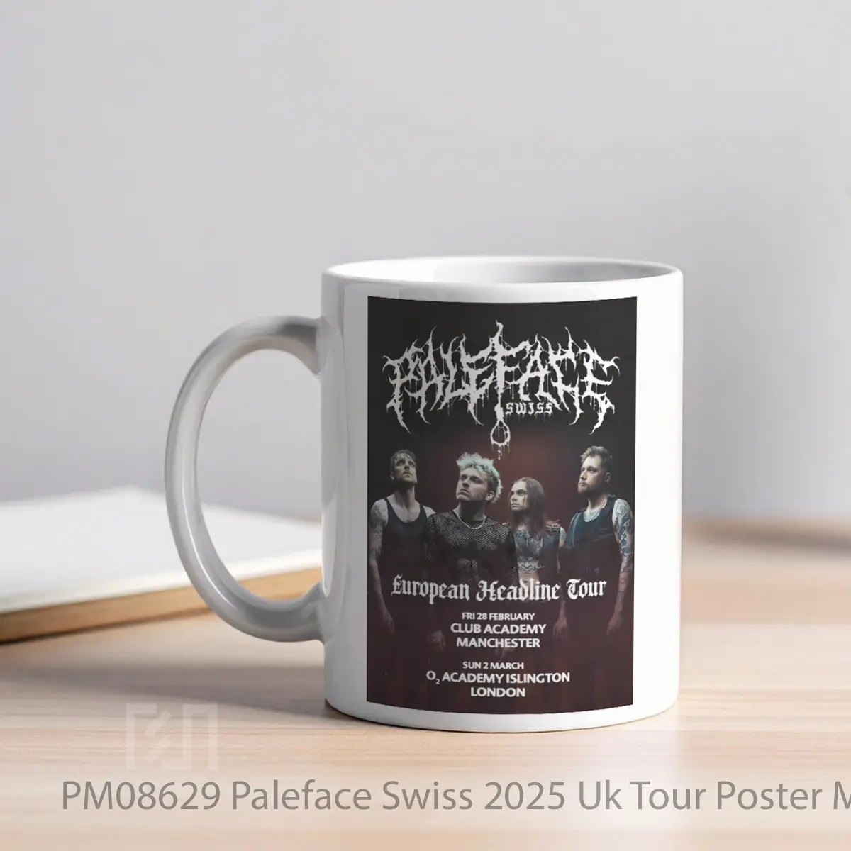 Mug Paleface Swiss 2025 Uk Tour MPM08629 - All-side / Desain