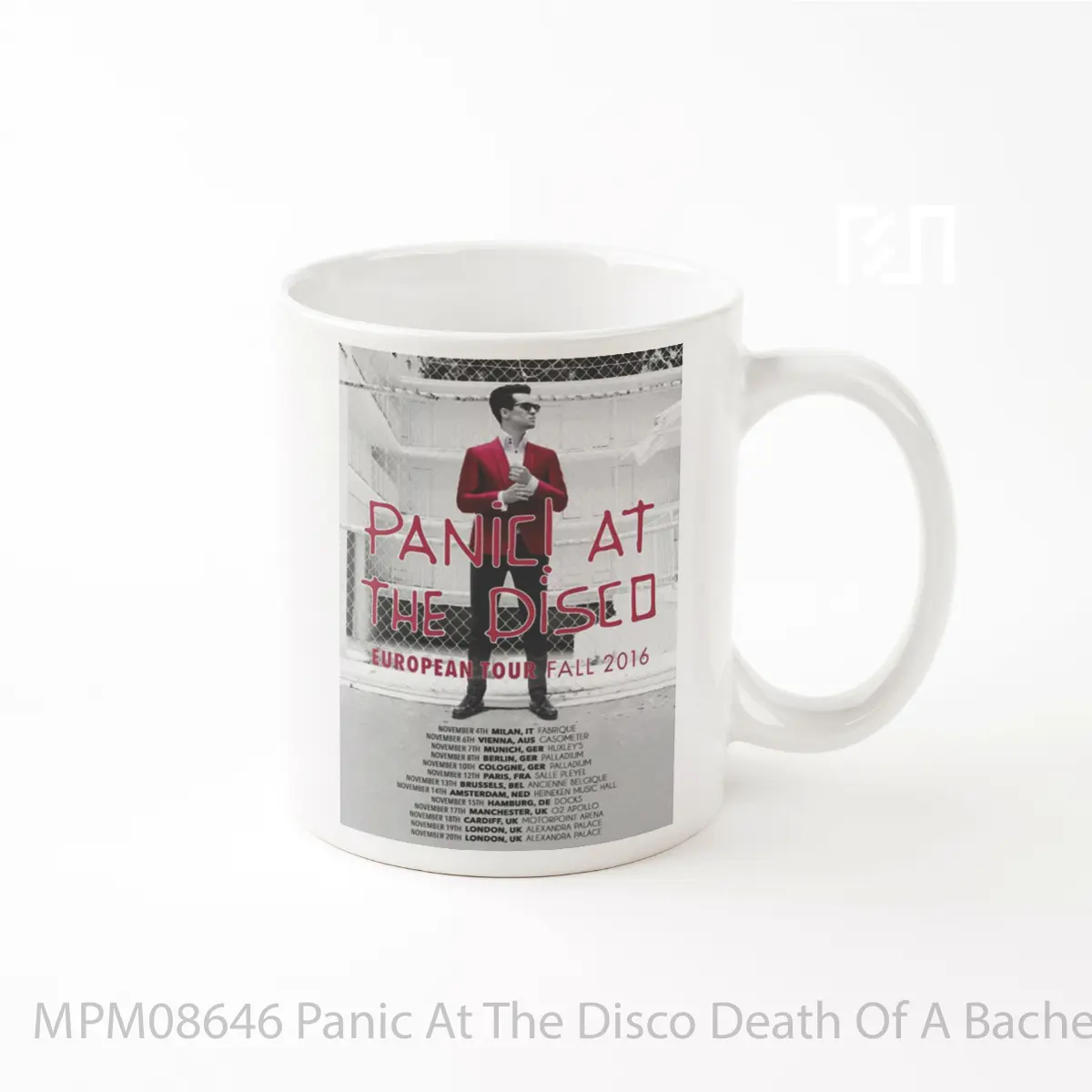 Mug Panic At The Disco Death Of A Bachelor 2016 Eu Wo MPM08646